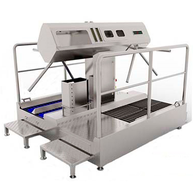 HFD-02 Санпропускник 2-сторонний для мойки и дезинфекции рук и мойки обуви