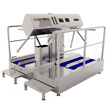 HFD-04 Санпропускник 2-сторонний для мойки и дезинфекции рук, мойки обуви