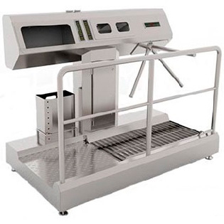 HF-02 Санпропускник для мойки и дезинфекции рук и подошв обуви