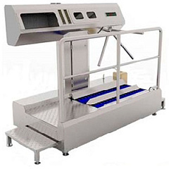 HF-04 Санпропускник для дезинфекции рук и подошв обуви