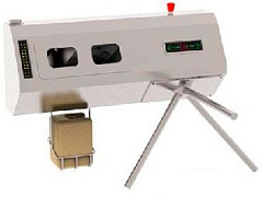 Модуль для дезинфекции рук навесной с турникетом